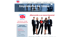 Desktop Screenshot of impresoresdeideas.com.mx